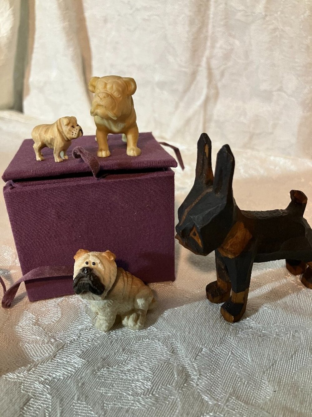 bulldog figurines